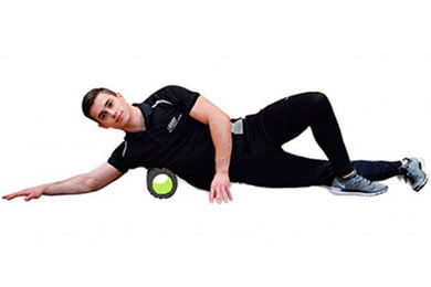 ejercicico foam roller dorsal
